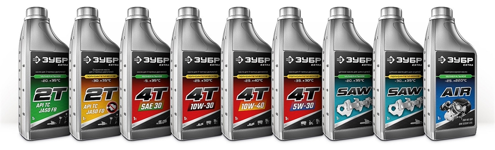 ЗУБР  4Т-10W30, 1 л, полусинтетическое масло для 4-тактных двигателей, EXTRA (70610-1) 70610-1