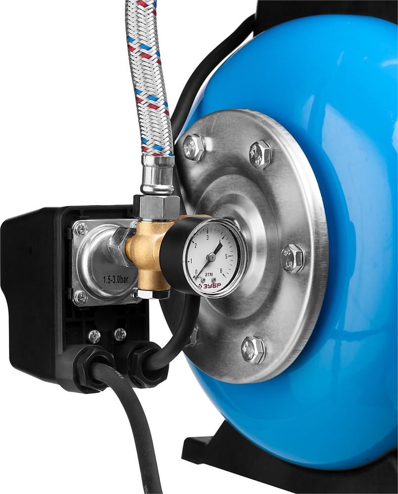 ЗУБР  1200 Вт, бак 20 л, автоматическая насосная станция (НАС-М3-1200) НАС-М3-1200