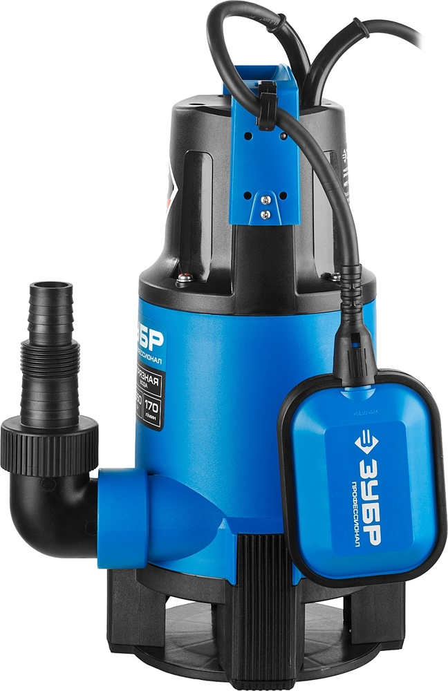 ЗУБР  550 Вт, дренажный насос для грязной воды, Профессионал (НПГ-Т3-550) НПГ-Т3-550