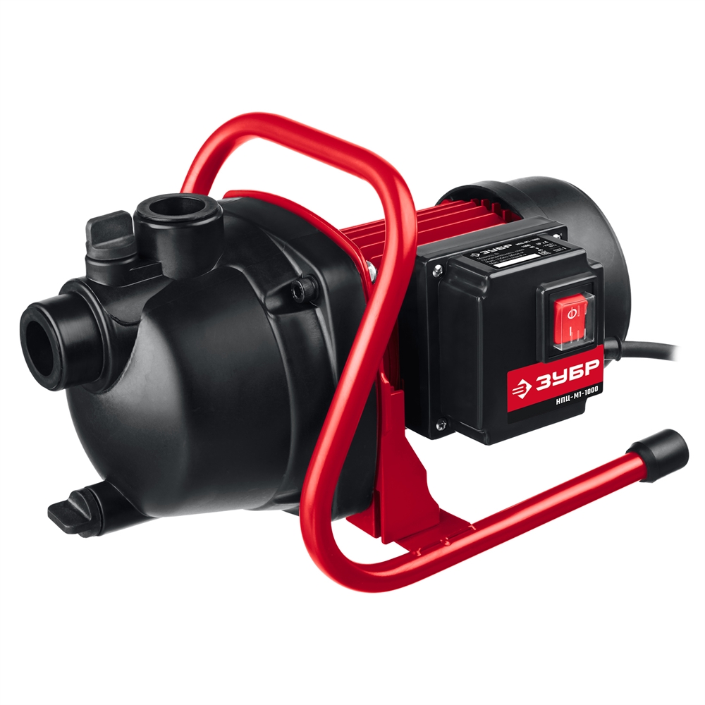 ЗУБР  1000 Вт, поверхностный (садовый) центробежный насос (НПЦ-М1-1000) НПЦ-М1-1000