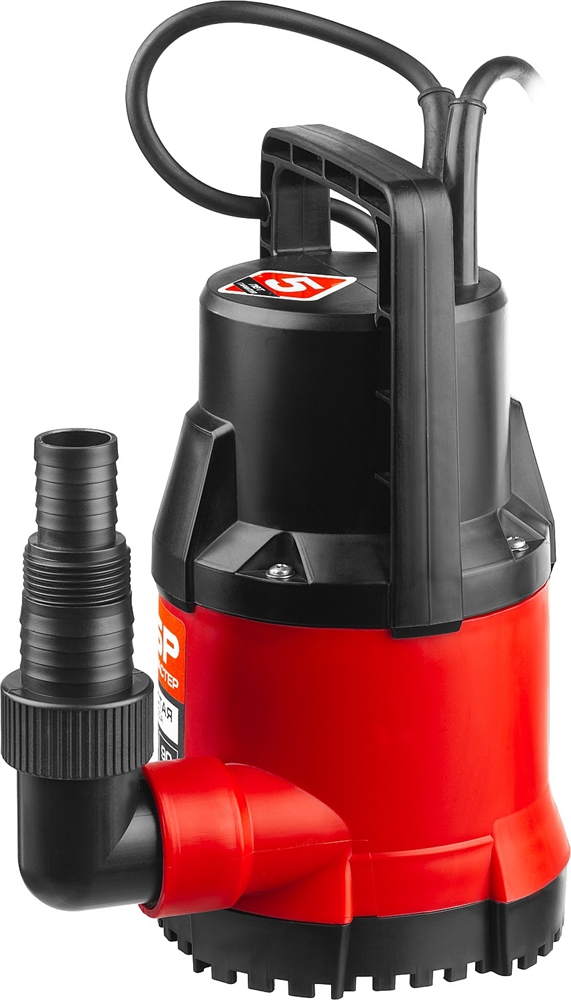 ЗУБР  250 Вт, дренажный насос с минимальным уровнем откачки (НПЧ-М1-250) НПЧ-М1-250