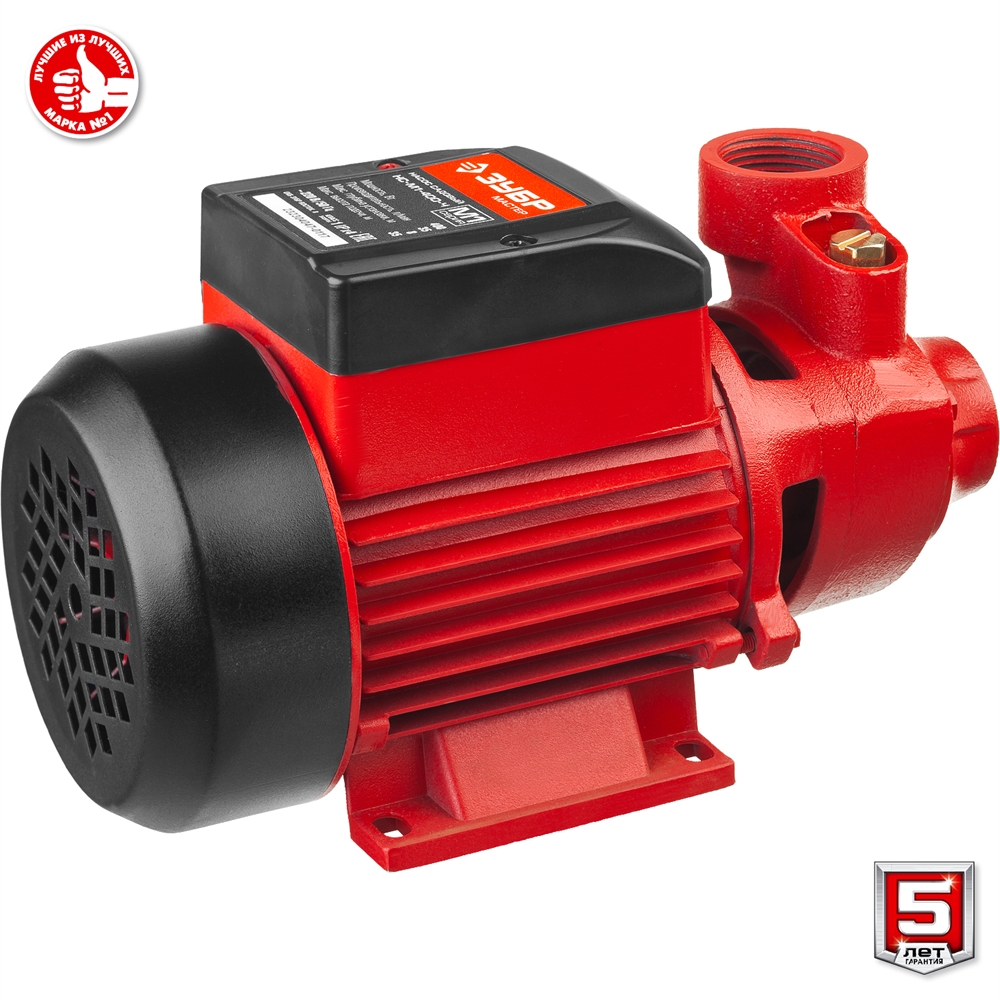 ЗУБР  400 Вт , поверхностный вихревой насос, корпус из чугуна (НС-М1-400-Ч) НС-М1-400-Ч
