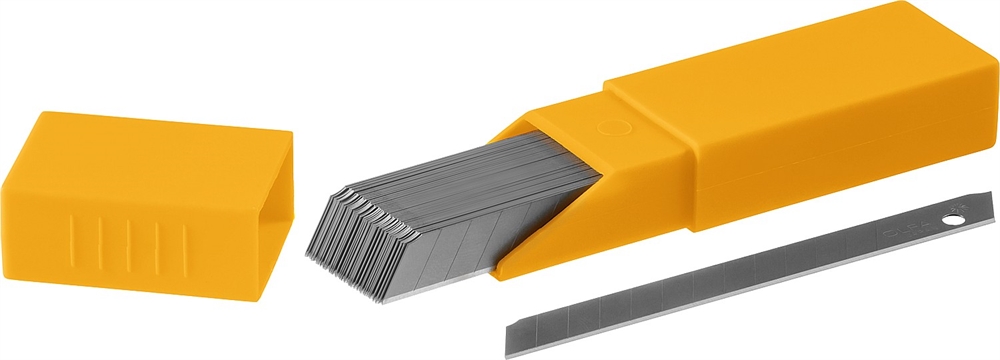 OLFA  9 х 80 х 0.38 мм, 50 шт, сегментированные лезвия (OL-AB-50S) OL-AB-50S