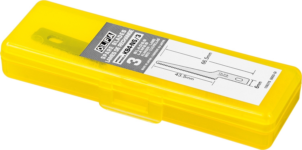 OLFA  6 мм, для ножа, пильные лезвия (OL-KB4-NS/3) OL-KB4-NS/3
