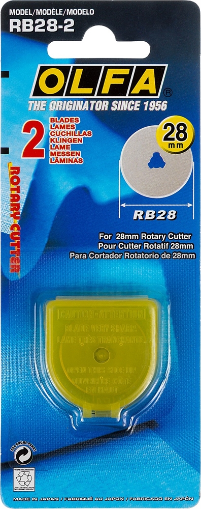 OLFA  28 мм, специальные круговые лезвия (OL-RB28-2) OL-RB28-2