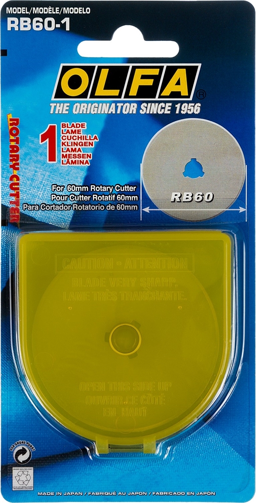 OLFA  60 мм, специальное круговое лезвие (OL-RB60-1) OL-RB60-1