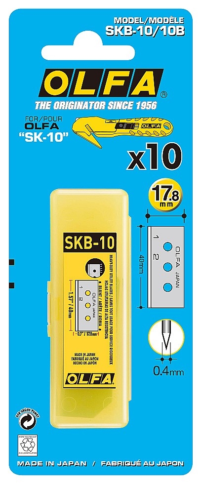 OLFA  17.8 мм, для ножа, специальное лезвие (OL-SKB-10/10B) OL-SKB-10/10B