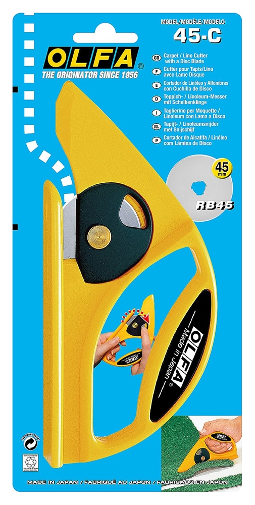 OLFA  с круговым лезвием 45 мм, нож (OL-45-C) OL-45-C