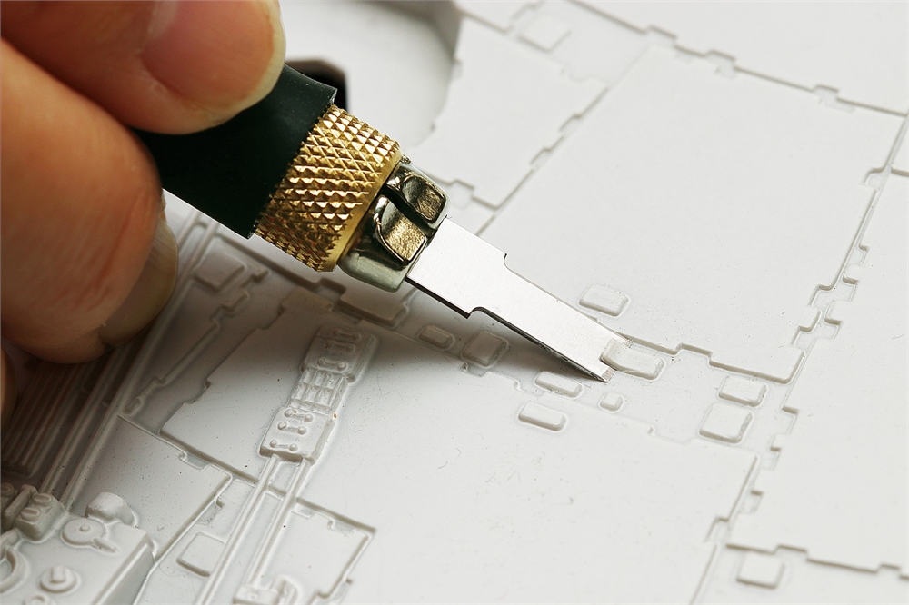 OLFA  с профильными лезвиями 6 мм, 4 шт, перовой нож (OL-AK-4) OL-AK-4