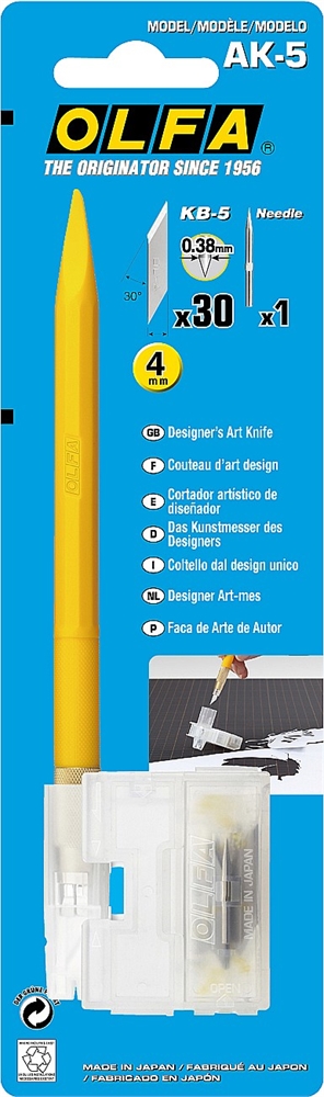 OLFA  Utility Models для точных работ 4 мм, перовой нож (OL-AK-5) OL-AK-5