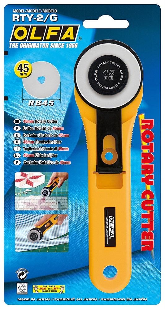 OLFA  45 мм, с круговым лезвием, нож (OL-RTY-2/G) OL-RTY-2/G