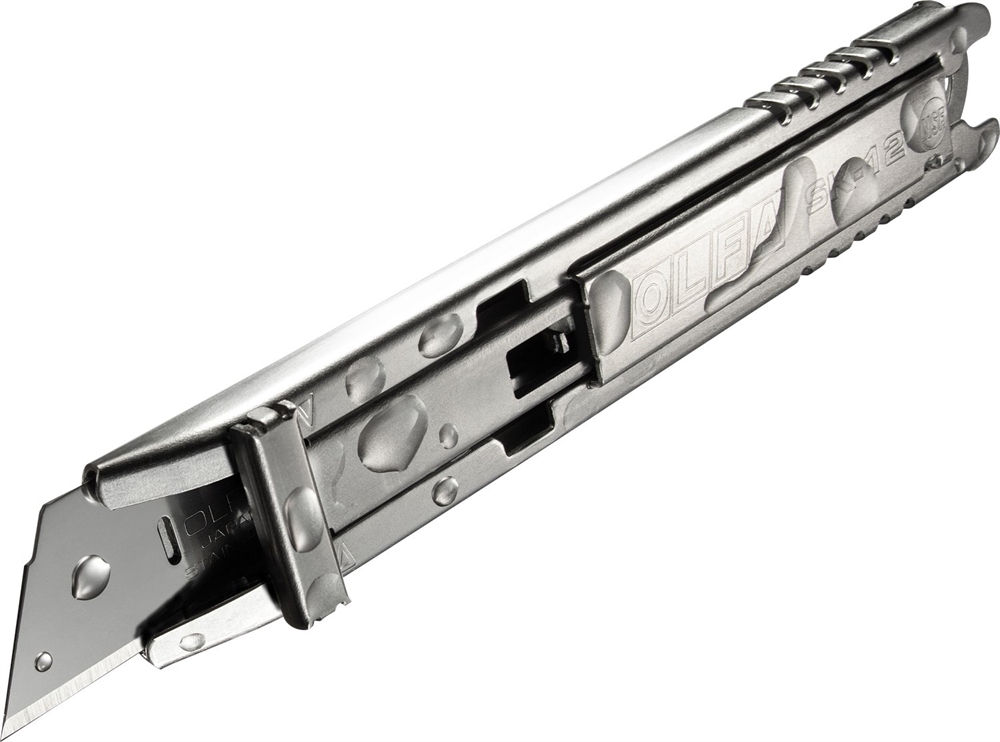 OLFA  металлический корпус, безопасный нож с трапециевидным лезвием (OL-SK-12) OL-SK-12