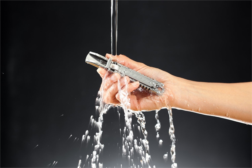 OLFA  металлический корпус, безопасный нож с трапециевидным лезвием (OL-SK-12) OL-SK-12