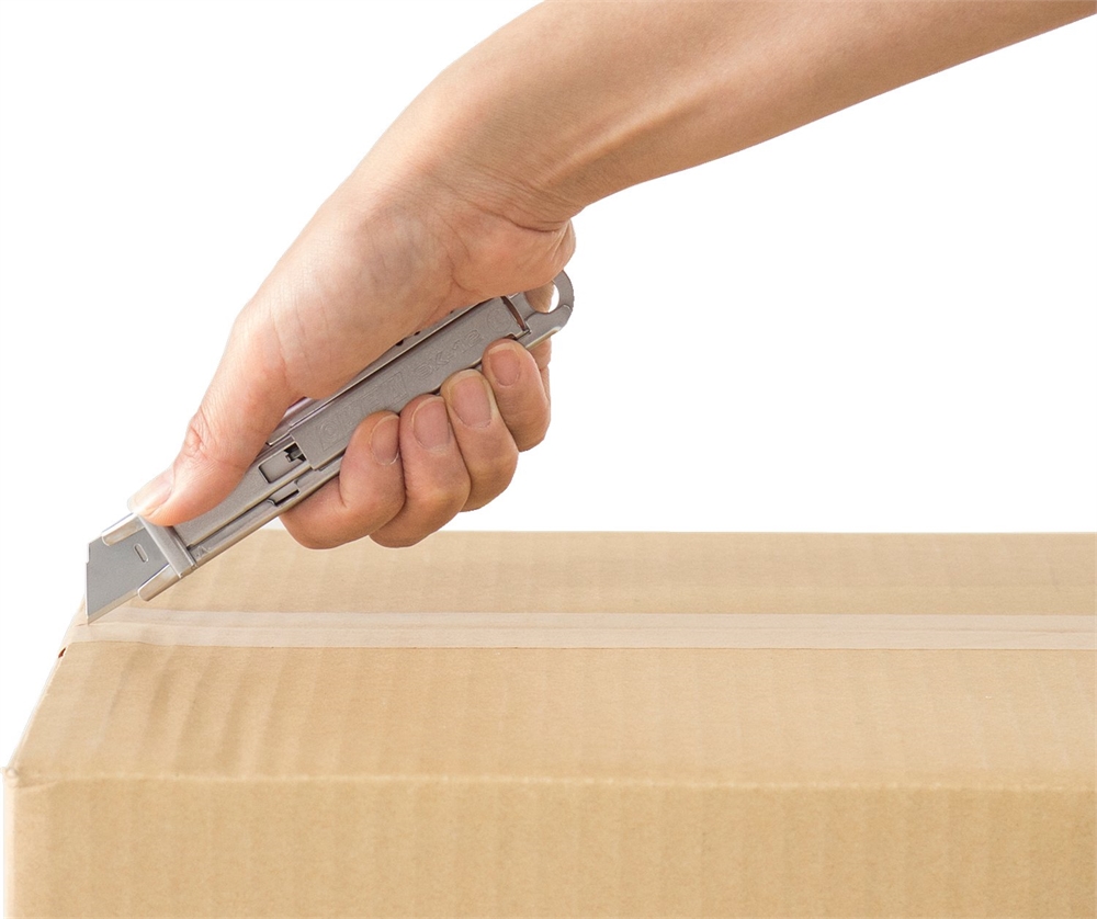 OLFA  металлический корпус, безопасный нож с трапециевидным лезвием (OL-SK-12) OL-SK-12