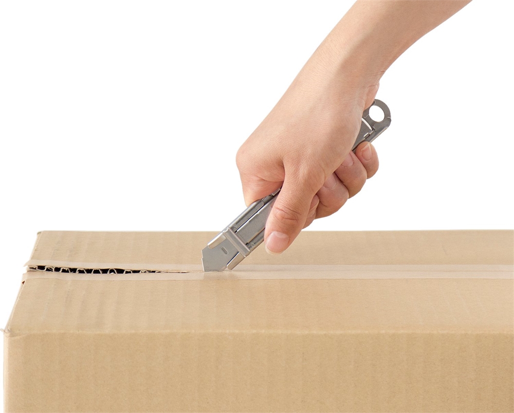 OLFA  металлический корпус, безопасный нож с трапециевидным лезвием (OL-SK-12) OL-SK-12