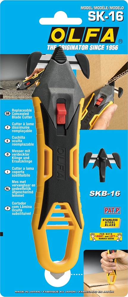 OLFA  для вскрытия коробок, безопасный нож (OL-SK-16) OL-SK-16