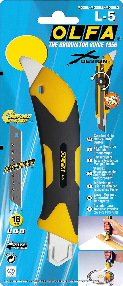 OLFA  18 мм, трещоточный нож (OL-L-5) OL-L-5