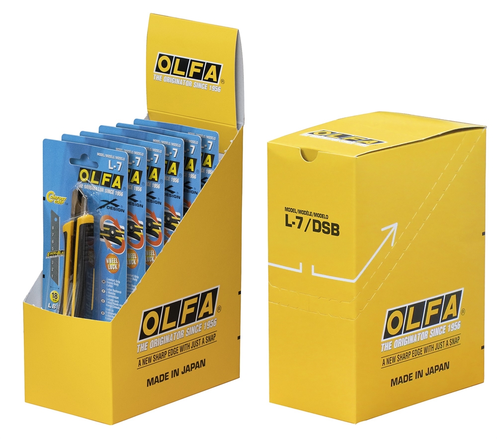 OLFA  18 мм, Трещоточный нож (OL-L-7) OL-L-7