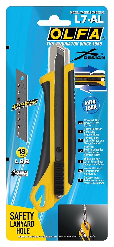 OLFA  Autolock 18 мм, Нож (OL-L7-AL) OL-L7-AL