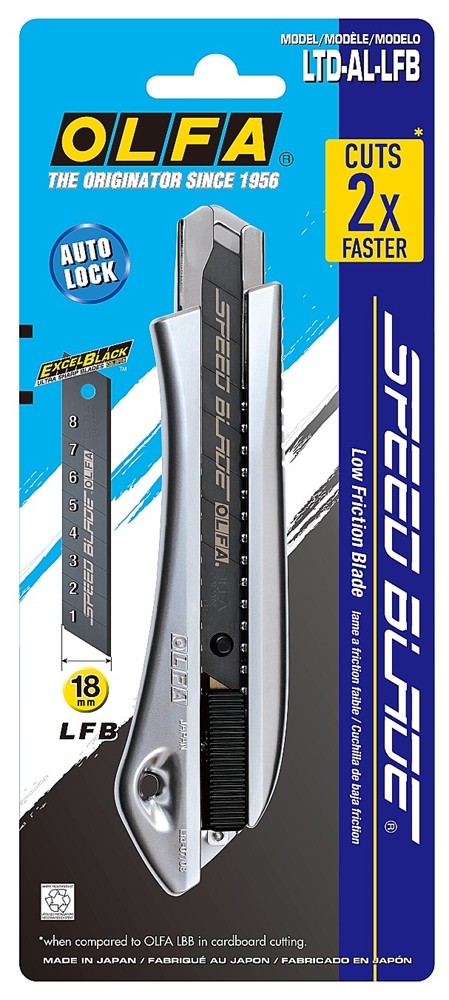 OLFA  18 мм, с сегментированным лезвием, нож (OL-LTD-AL-LFB) OL-LTD-AL-LFB