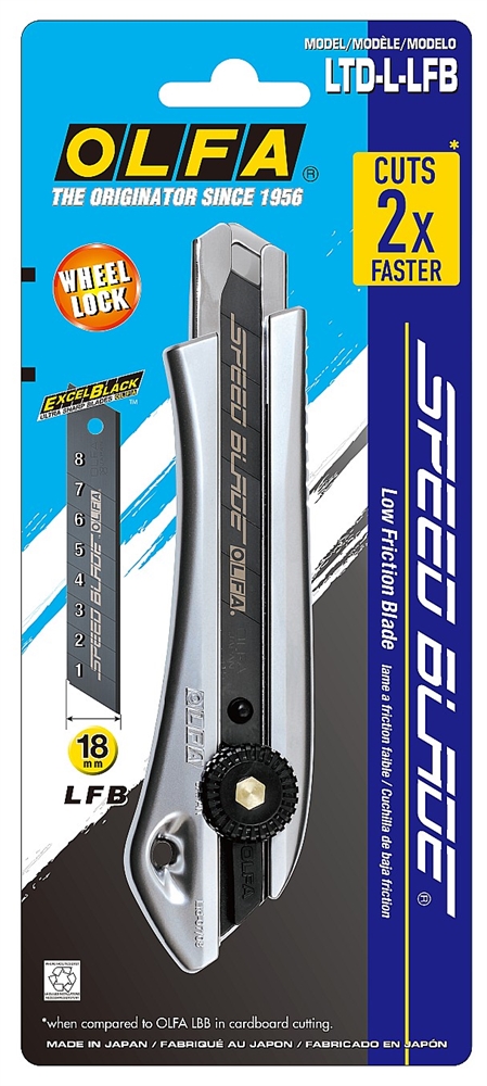 OLFA  18 мм, с сегментированным лезвием, нож (OL-LTD-L-LFB) OL-LTD-L-LFB