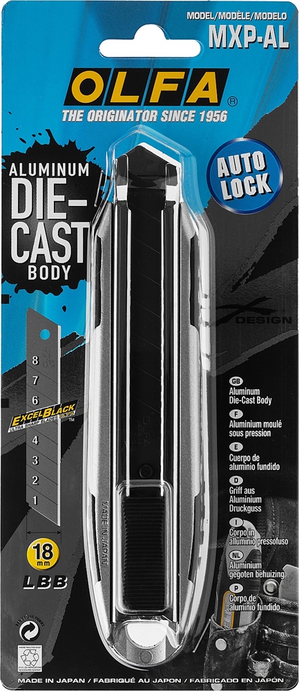 OLFA  X-design, 18 мм, нож (OL-MXP-AL) OL-MXP-AL