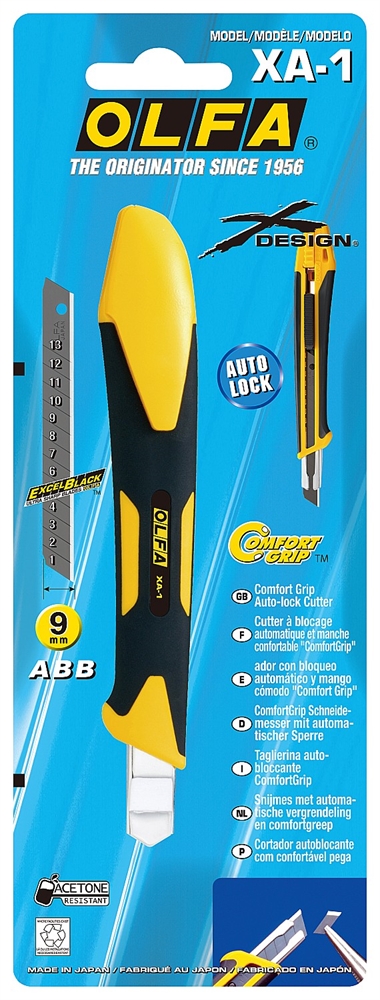 OLFA  9 мм, с сегментированным лезвием, нож (OL-XA-1) OL-XA-1