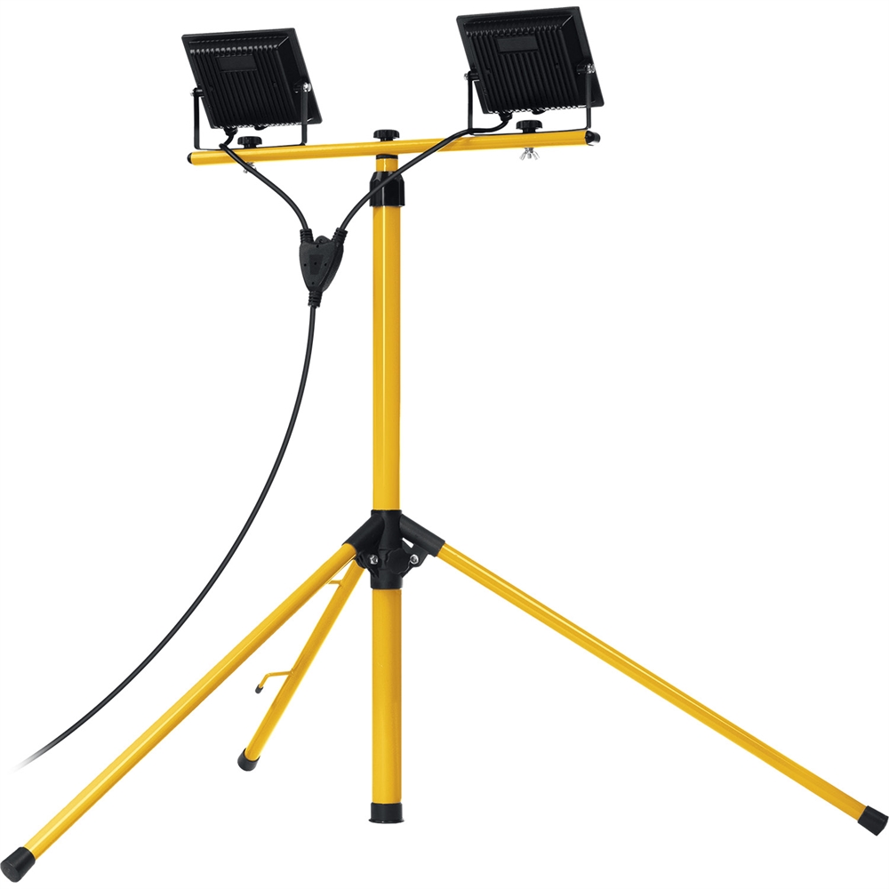 STAYER  LED-MAX, 2 х 30 Вт, 6500 К, IP 65, 1.6 м, светодиодные прожекторы на штативе (56925-2-30) 56925-2-30