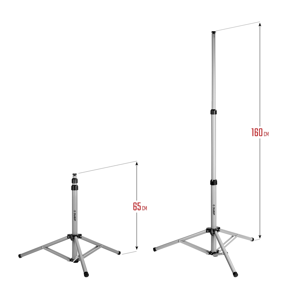 ЗУБР  1.6 м, телескопический штатив для прожектора, Профессионал (56930) 56930