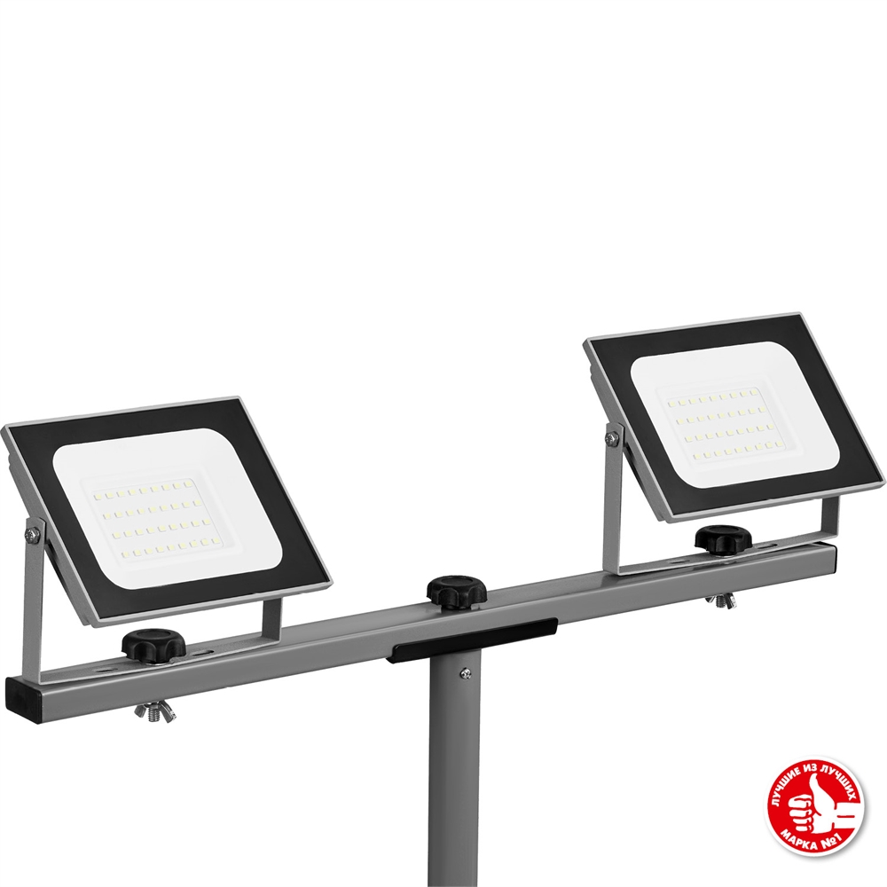 ЗУБР  1.6 м, телескопический штатив для 2х прожекторов, Профессионал (56932) 56932