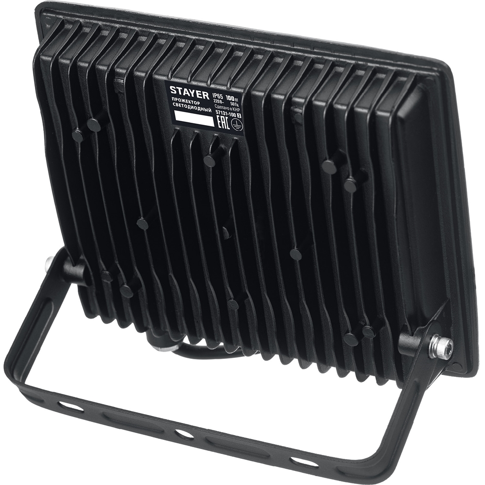 STAYER  LED-MAX, 100 Вт, 6500K, IP 65, светодиодный прожектор (57131-100) 57131-100_z03