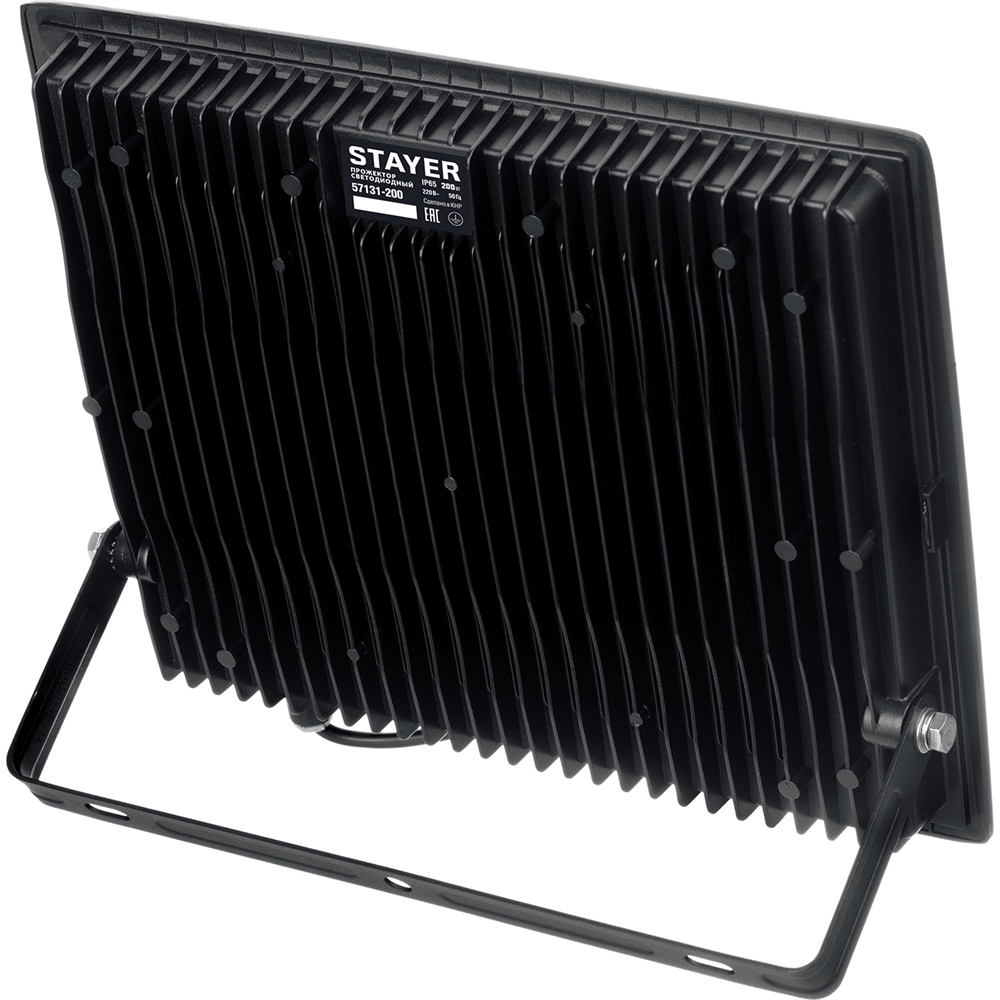 STAYER  LED-MAX, 200 Вт, 6500K, IP 65,IP 65, светодиодный прожектор (57131-200) 57131-200