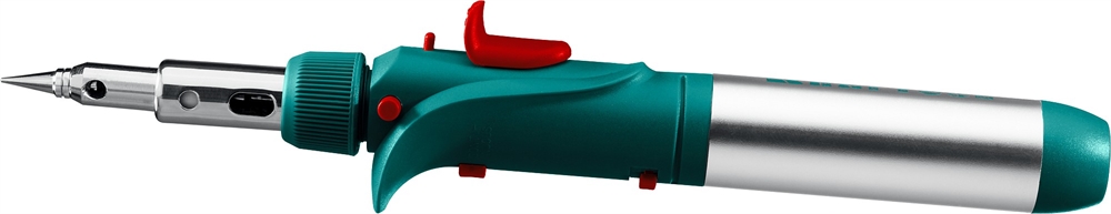 KRAFTOOL  SolderGas, 120 K, 30 - 120 Вт, 1300°С, горелка, фен, пьезоподжиг, набор 10 в 1, газовый паяльник (55503-H10) 55503-H10