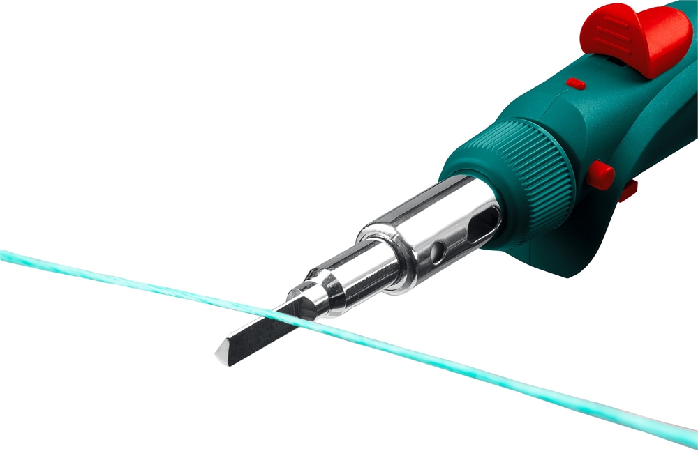 KRAFTOOL  SolderGas, 120 K, 30 - 120 Вт, 1300°С, горелка, фен, пьезоподжиг, набор 10 в 1, газовый паяльник (55503-H10) 55503-H10