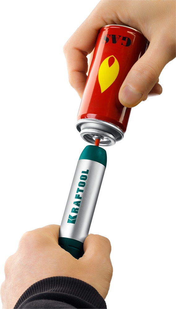 KRAFTOOL  SolderGas, 70 A, 30 - 70 Вт, 1300°С, горелка, фен, набор 3 в 1, газовый паяльник (55504-H3) 55504-H3