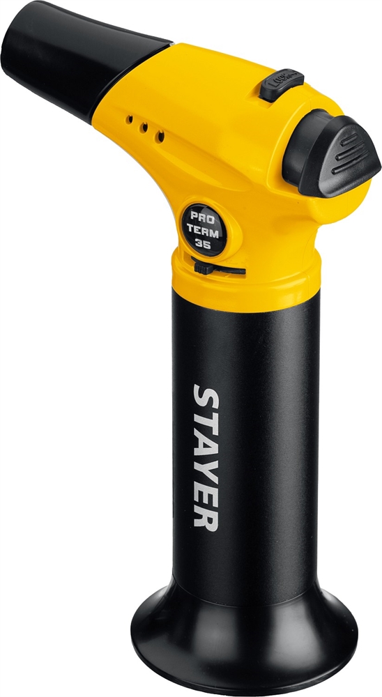 STAYER  ProTerm 35, 1300°С, автономная газовая горелка с пьезоподжигом, Professional (55522) 55522