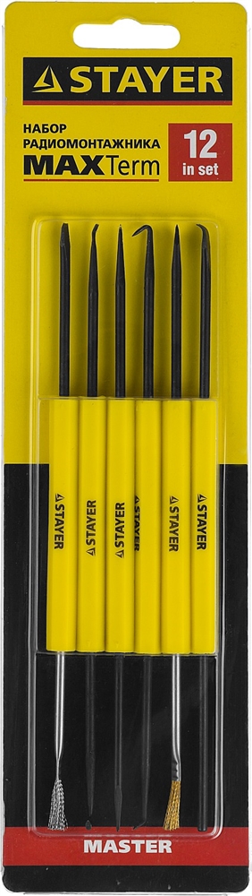 STAYER  MAXTerm, 12 в 1, набор радиомонтажника (55338-H12) 55338-H12