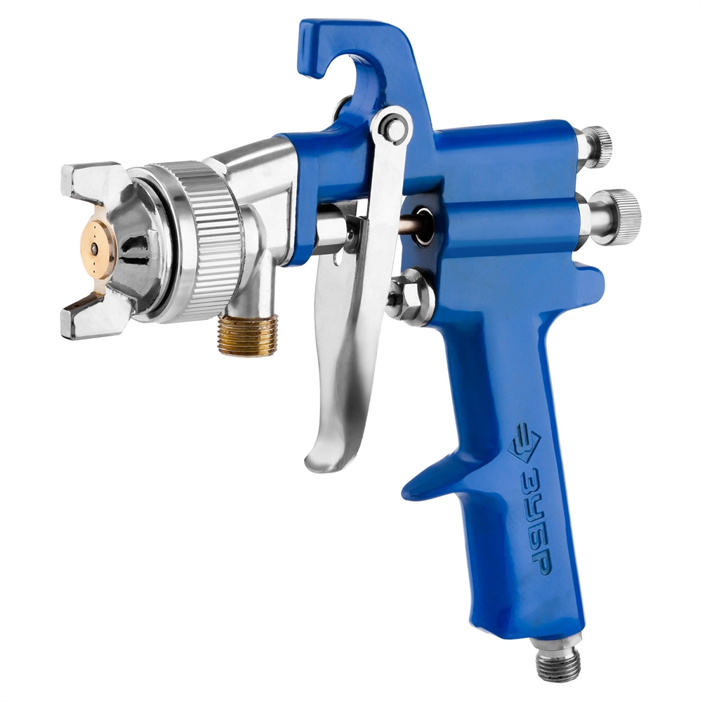 ЗУБР  PRO 350N, 1.8 мм, пневматический краскопульт с нижним бачком, Профессионал (06451-1.8) 06451-1.8