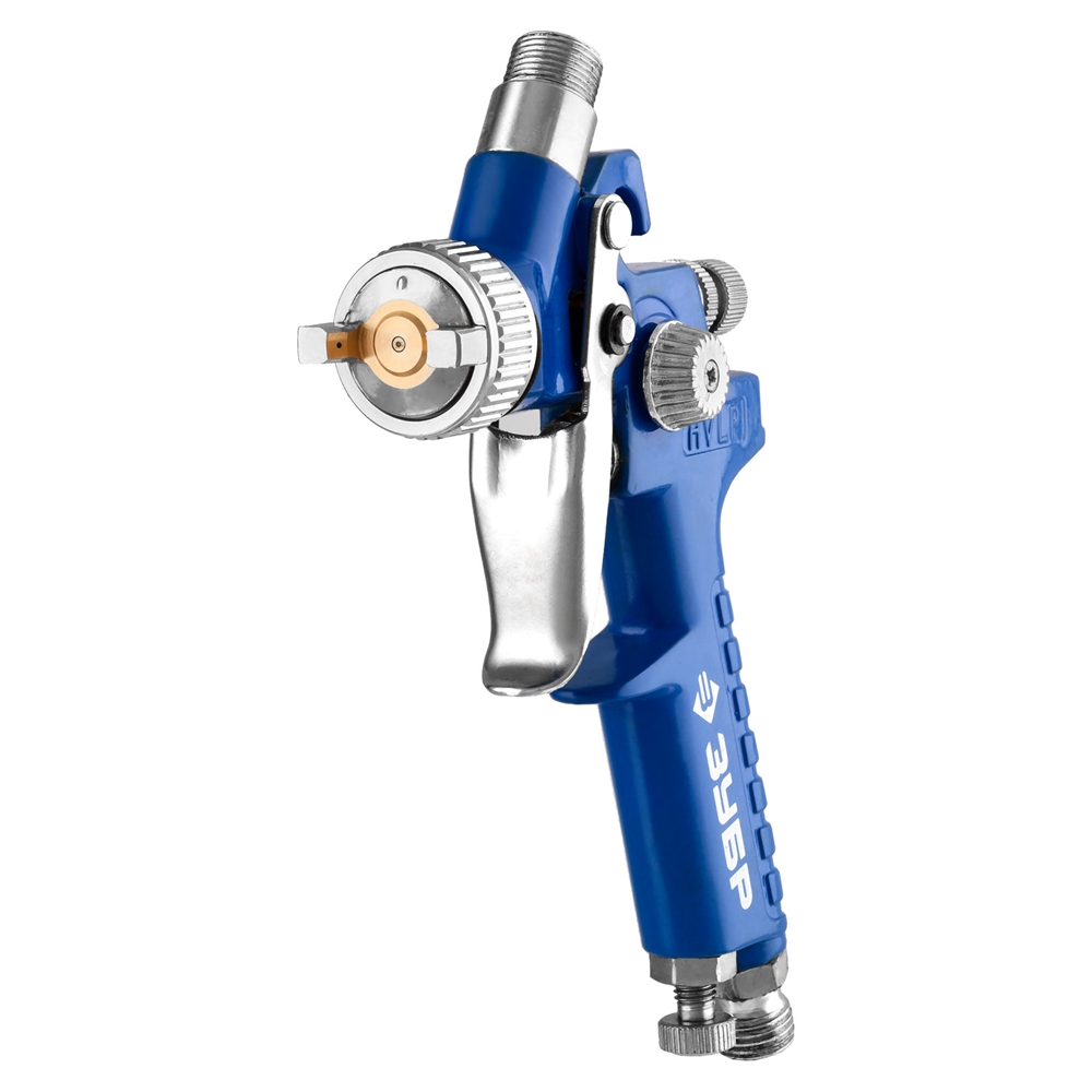 ЗУБР  PRO 150, 0.8 мм, пневматический краскопульт с верхним бачком, Профессионал (06454-0.8) 06454-0.8