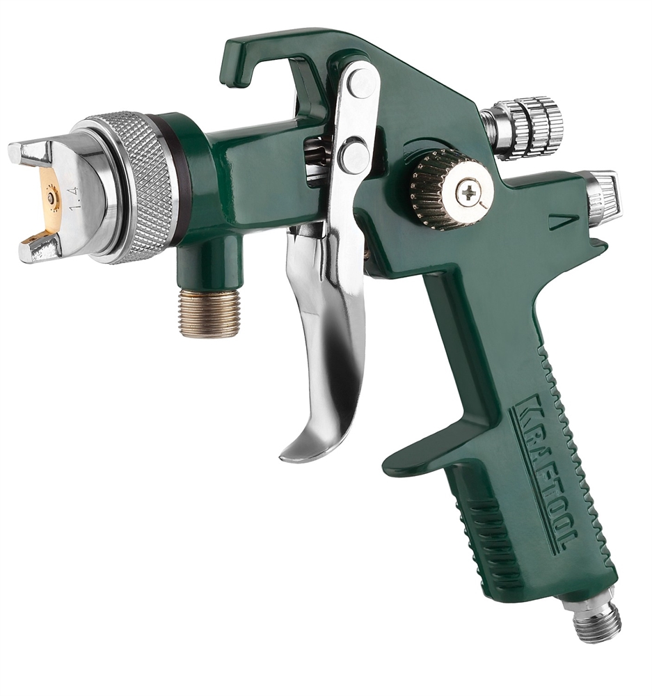 KRAFTOOL  AirKraft, HVLP, 1.4мм, пневматический краскопульт с нижним бачком (06520-1.4) 06520-1.4