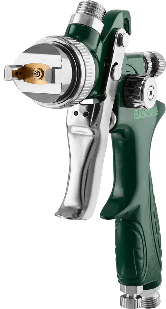 KRAFTOOL  AirKraft, HVLP, 1.4 мм, пневматический краскопульт с верхним бачком (06522-1.4) 06522-1.4