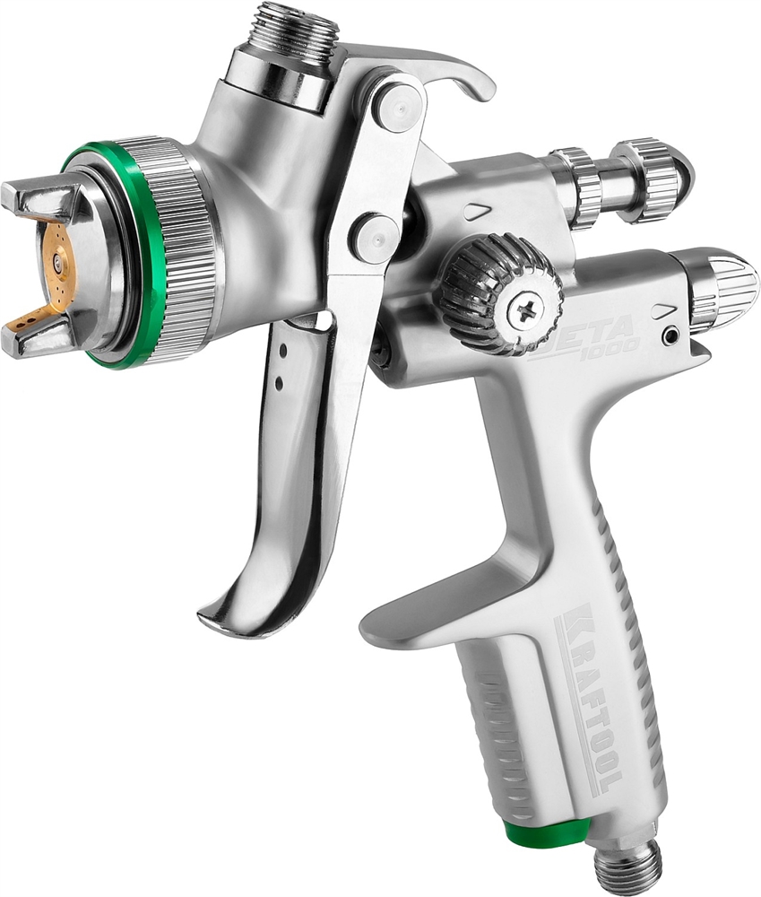 KRAFTOOL  JETA 1000, HVLP, 1.3 мм, пневматический краскопульт с верхним бачком (06559-1.3) 06559-1.3