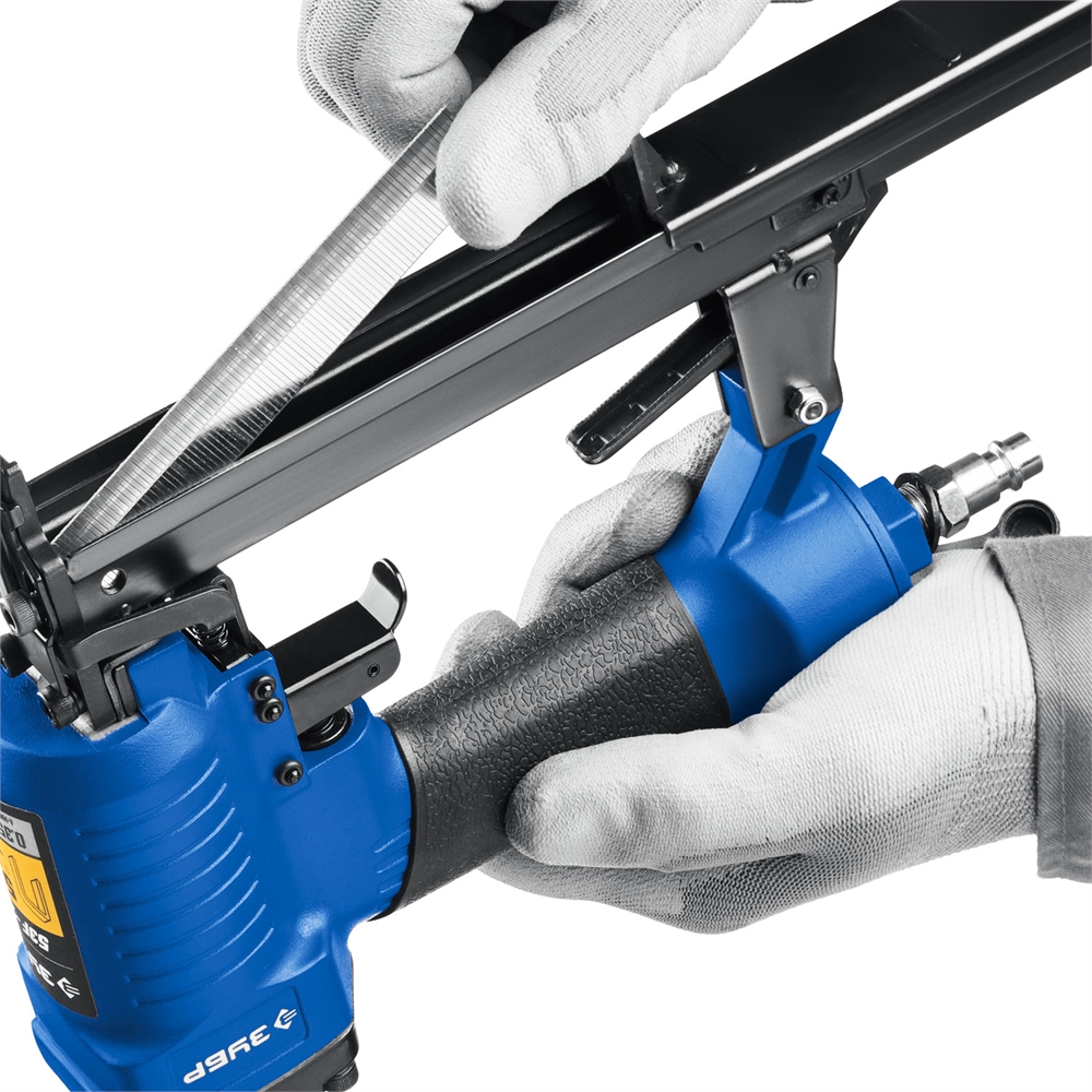 ЗУБР  53F-22, пневматический степлер для скоб 20Ga, тип 53F (10-22 мм), Профессионал (31935) 31935