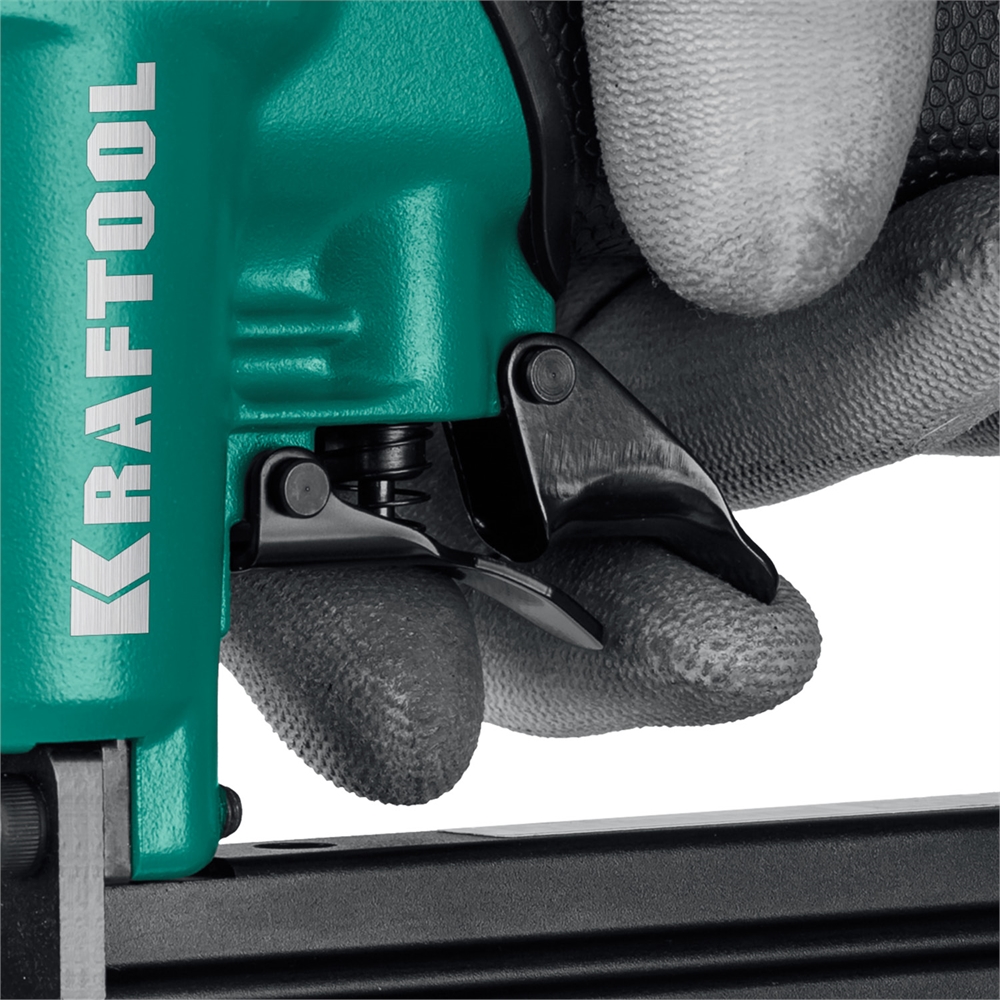 KRAFTOOL  F18/50C, пневматический нейлер-степлер 18Ga 2-в-1: для скоб тип 55 (19-40 мм) и гвоздей тип 300 (15-50мм), (31962) 31962