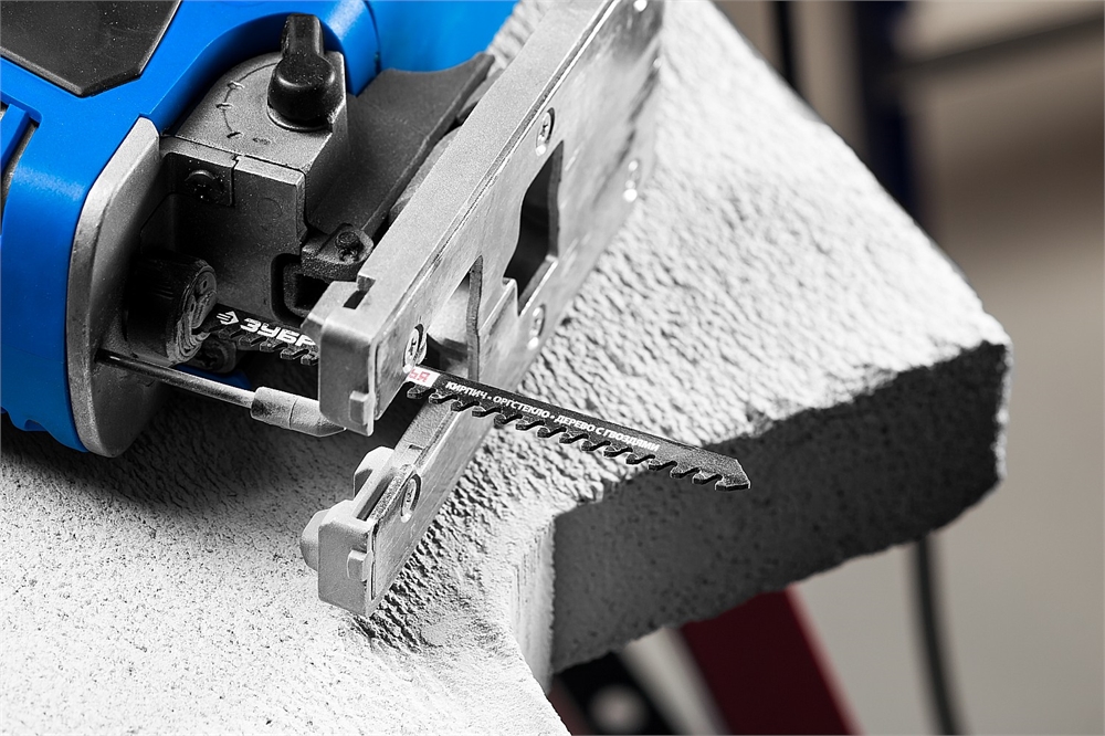 ЗУБР  T341HM, 2 шт, 110 мм / 4.3 мм,  T-хвост., твердосплавные зубья  ВК-8, по пенобетону/дереву/кирпичу, полотна для лобзика (155957-4) 155957-4