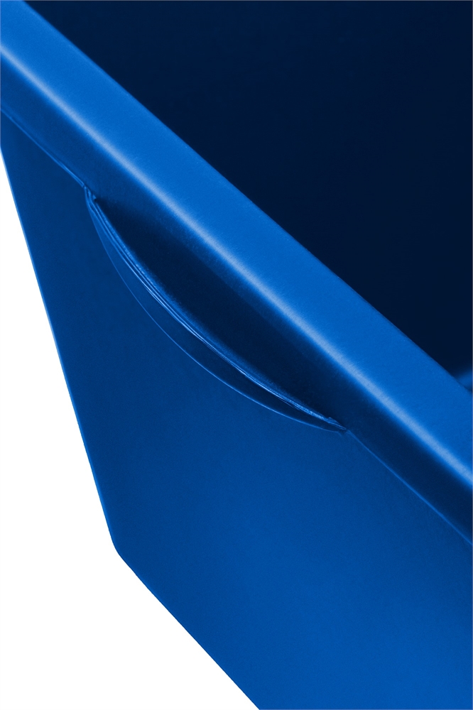 ЗУБР  40 л, первичный высокопрочный пластик, усиленный прямоугольный строительный таз (06096-45) 06096-45