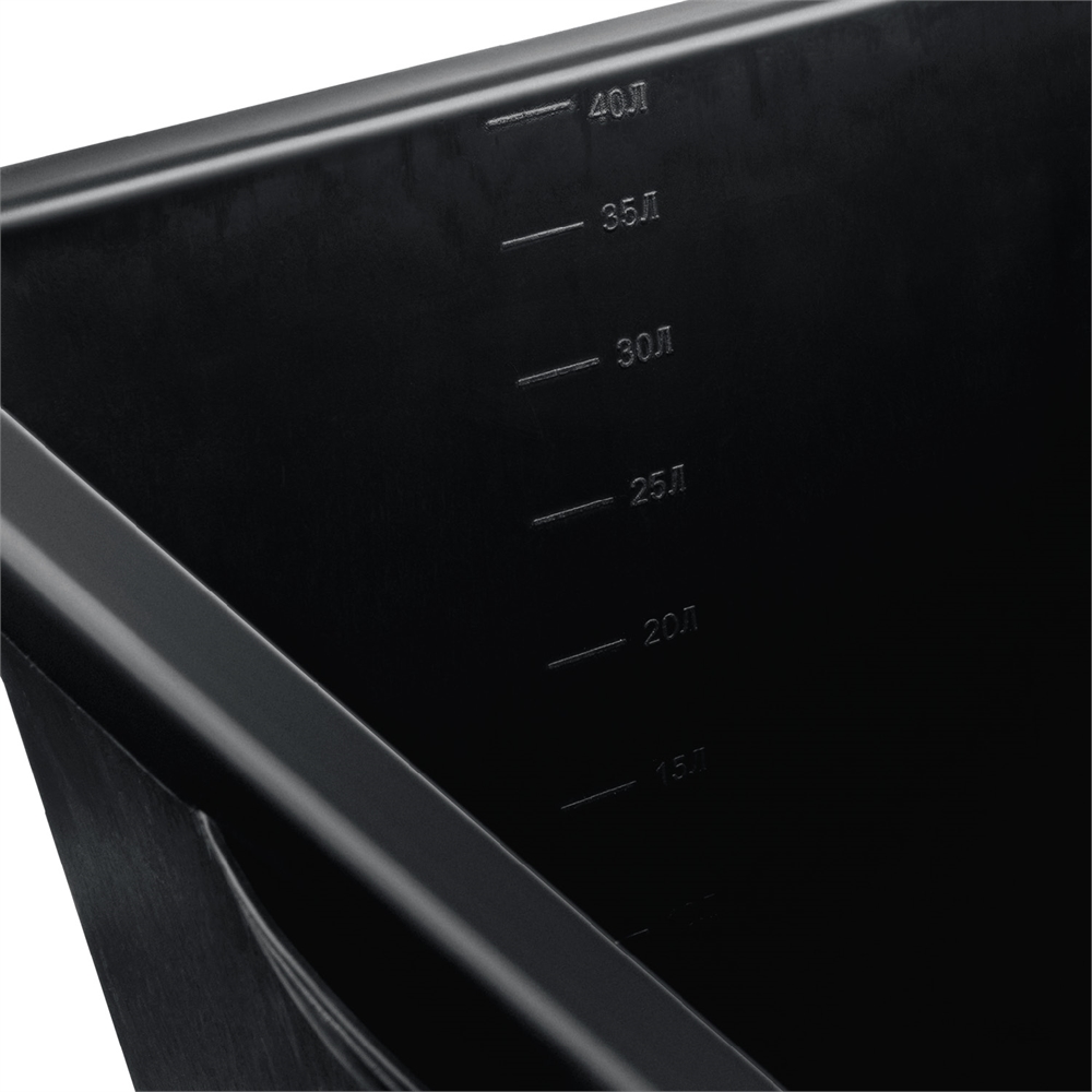 ЗУБР  40 л, прямоугольный строительный таз (06097-40) 06097-45_z03