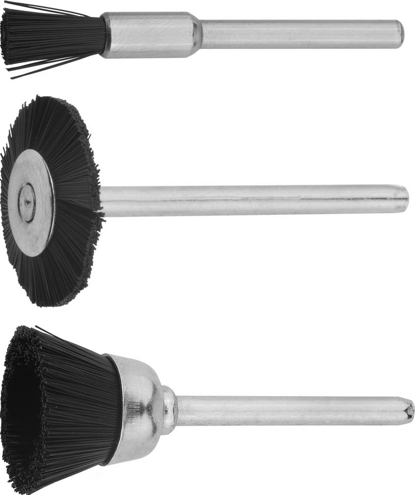 STAYER  3 шт., набор щеток нейлоновых для гравёра (29914-H3) 29914-H3