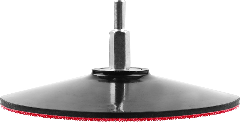 STAYER  d 125 мм, резиновая, опорная тарелка на липучке для дрели  (35740-125) 35740-125