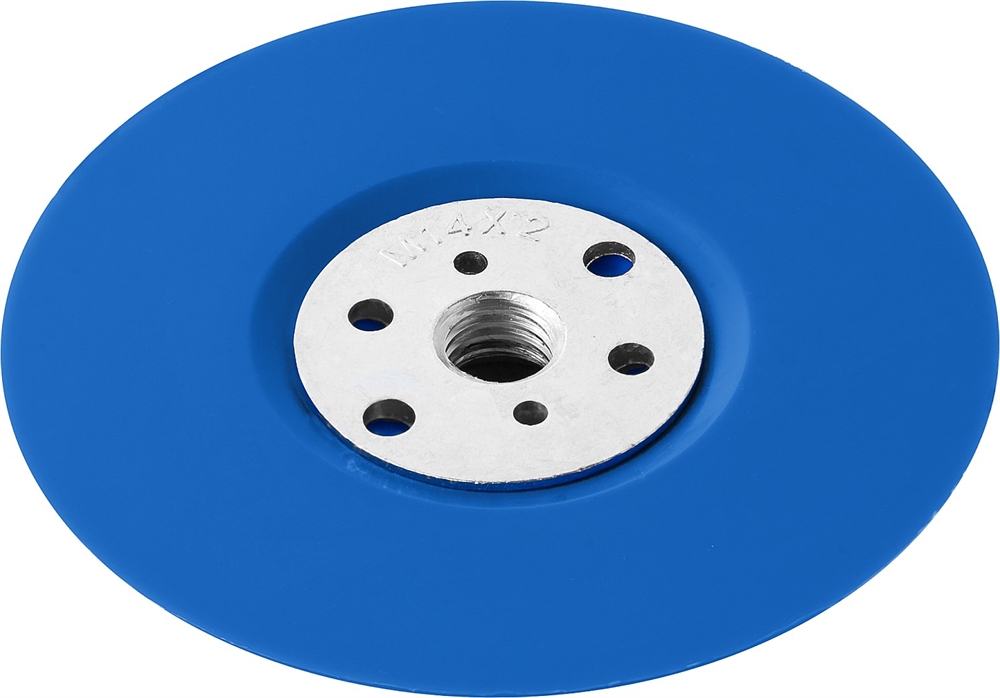 ЗУБР  М14, d 125 мм, пластиковая, опорная тарелка для УШМ под круг фибровый, Профессионал (35775-125) 35775-125